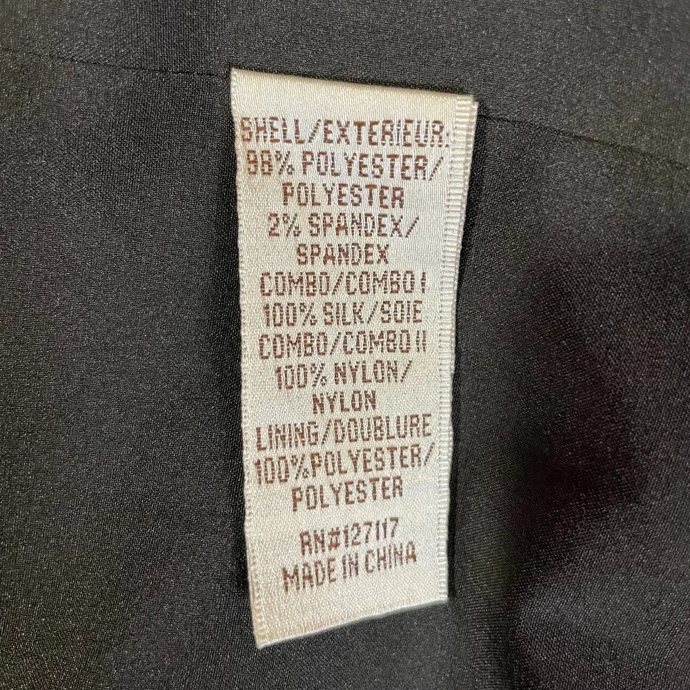 Badgley Mischka Black Formal Maxi Dress Size 8 Black Tie Party Gala Ball Evening - Picture 15 of 16